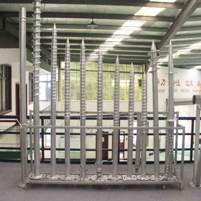 parafuso de aterramento helicoidal para projeto solar