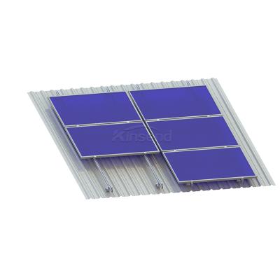 Sistema universal de montagem em telhado trapezoidal