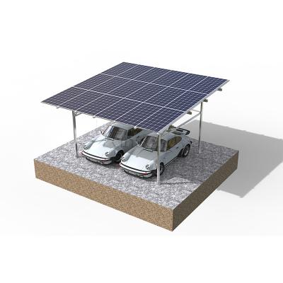 Estrutura solar à prova d'água para estacionamento de carros