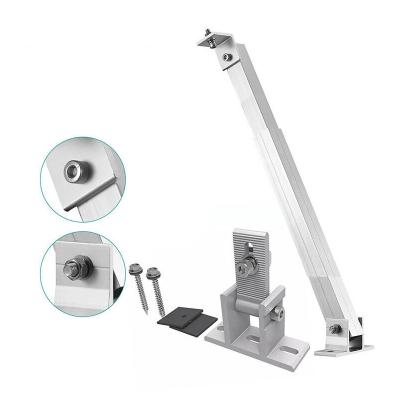 Pé ajustável _Telhado plano e sistema de montagem solar para telhado de metal