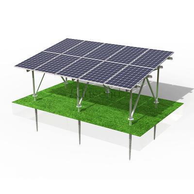 Sistema de montagem no solo _Base do parafuso de aterramento