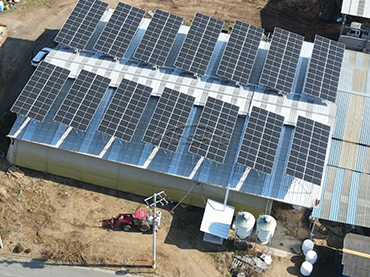 Sistema de montagem de telhado de metal 85KW, Coréia