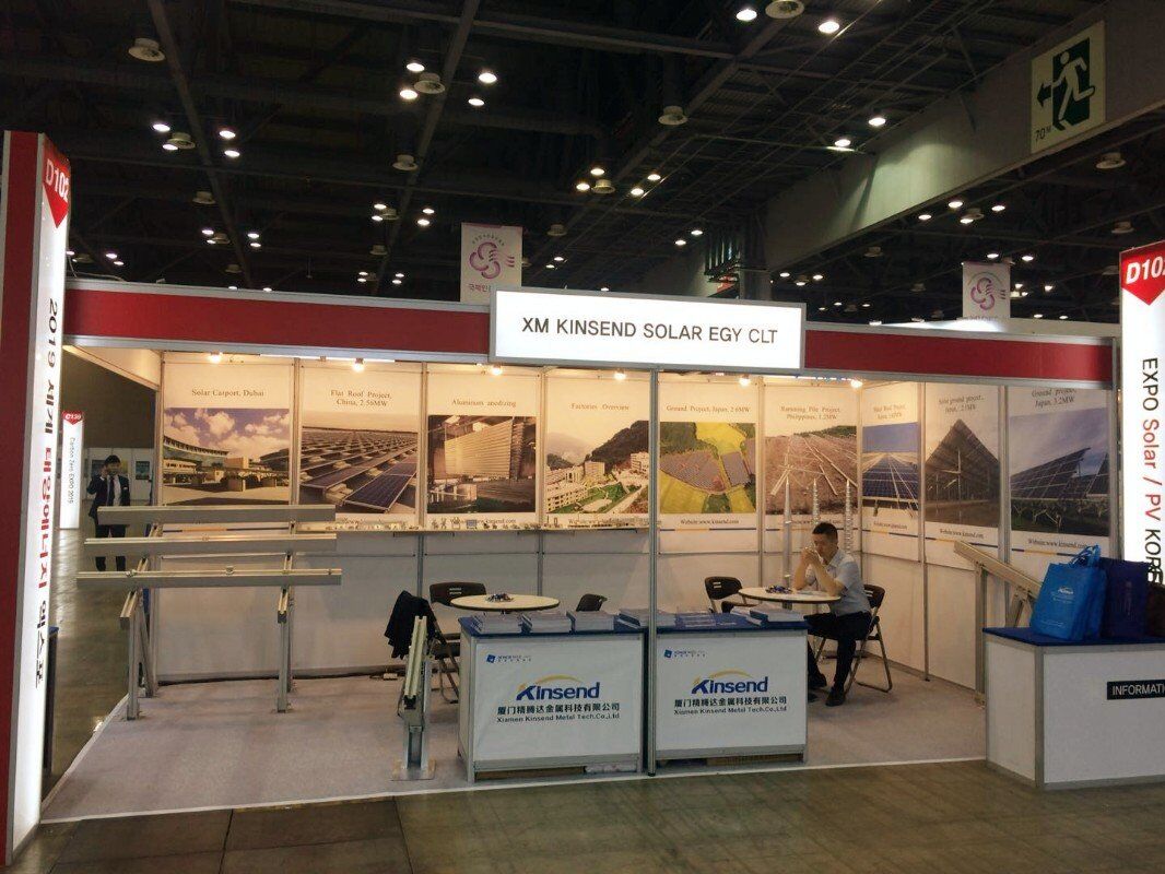  Kinsend exibido na expo solar korea 2018 