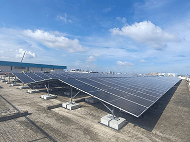 785kw novo projeto solar de telhado plano de aço ZAM concluído, Cingapura