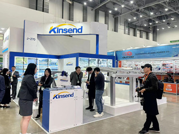 EXCO, DAEGU, KOREA GREEN ENERGY EXPO, Kinsend Booth: EAST J-270