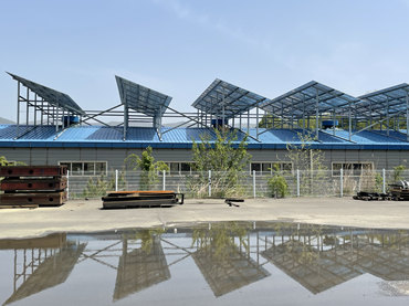 Sistema de montagem de telhado de metal 386KW, Coréia