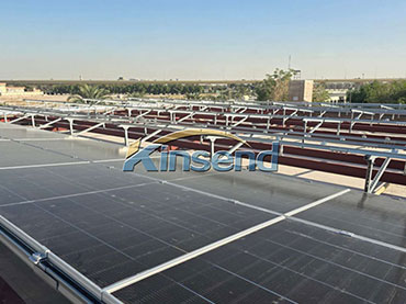 Sistema de montagem em telhado plano de 300 kW, Kuwait
